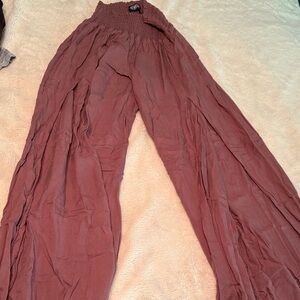 Bohemian split leg Pants